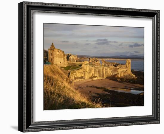 The Castle at Sunrise, St Andrews, Fife, Scotland-Mark Sunderland-Framed Photographic Print