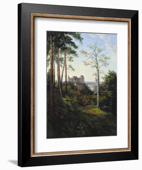 The Castle Colditz, 1828-Ernst Ferdinand Oehme-Framed Giclee Print