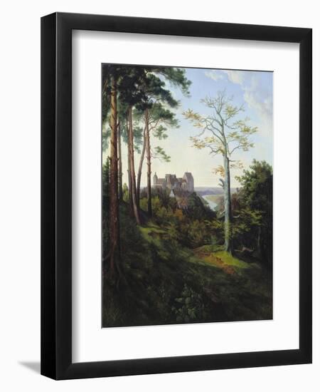 The Castle Colditz, 1828-Ernst Ferdinand Oehme-Framed Giclee Print