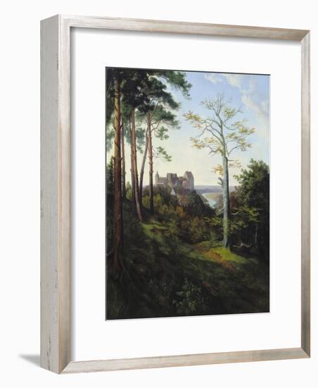 The Castle Colditz, 1828-Ernst Ferdinand Oehme-Framed Giclee Print