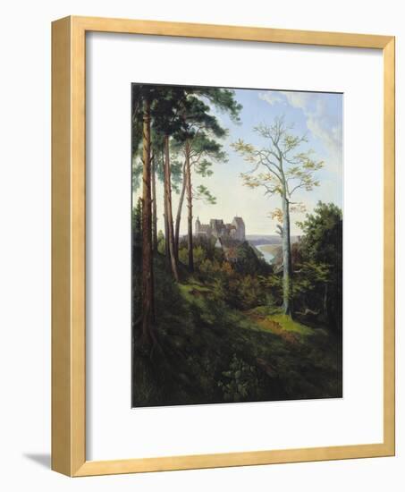 The Castle Colditz, 1828-Ernst Ferdinand Oehme-Framed Giclee Print