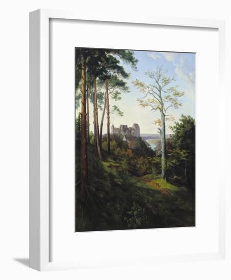 The Castle Colditz, 1828-Ernst Ferdinand Oehme-Framed Giclee Print