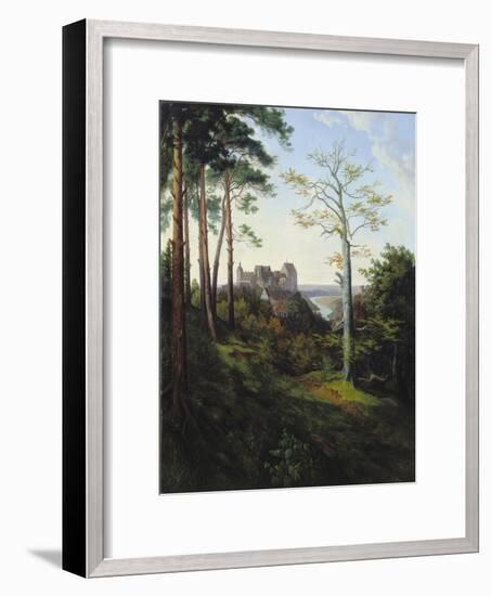 The Castle Colditz, 1828-Ernst Ferdinand Oehme-Framed Giclee Print