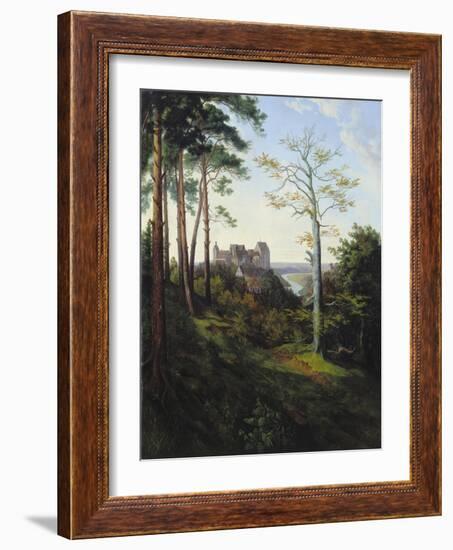 The Castle Colditz, 1828-Ernst Ferdinand Oehme-Framed Giclee Print