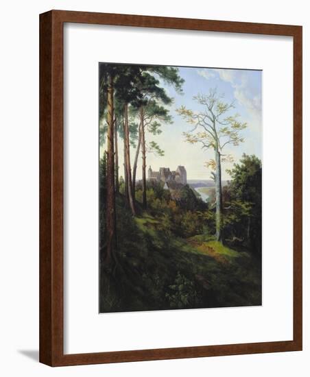 The Castle Colditz, 1828-Ernst Ferdinand Oehme-Framed Giclee Print