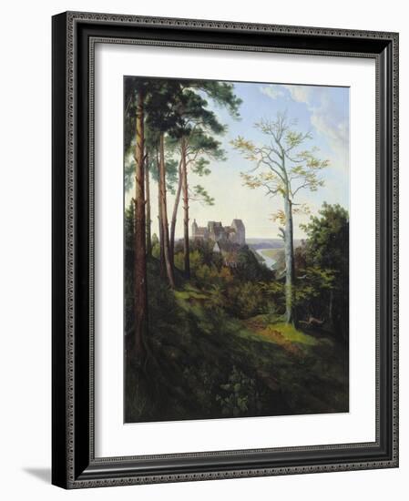 The Castle Colditz, 1828-Ernst Ferdinand Oehme-Framed Giclee Print