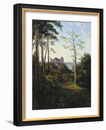 The Castle Colditz, 1828-Ernst Ferdinand Oehme-Framed Giclee Print