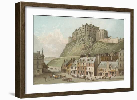 The Castle from the Grassmarket - Edinburgh-English School-Framed Giclee Print