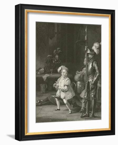 The Castle Hall-Charles Robert Leslie-Framed Giclee Print