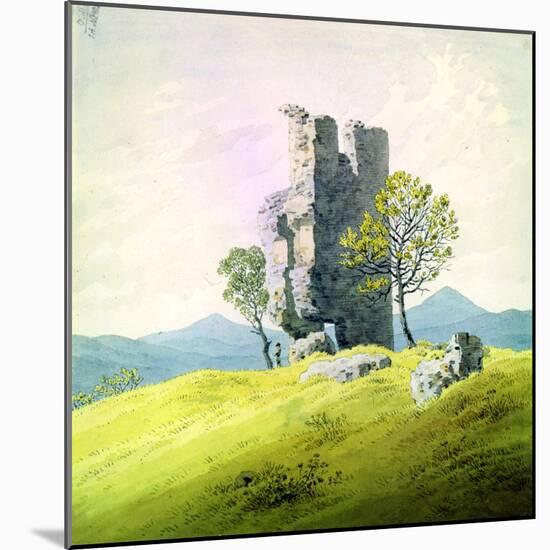 The Castle in Teplitz, Late 18th or 19th Century-Caspar David Friedrich-Mounted Giclee Print