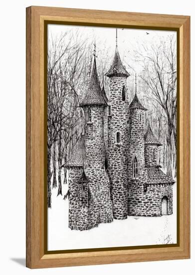 The Castle in the Forest of Findhorn, 2008-Vincent Alexander Booth-Framed Premier Image Canvas