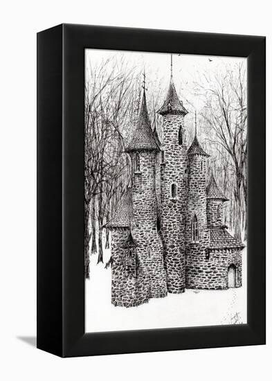 The Castle in the Forest of Findhorn, 2008-Vincent Alexander Booth-Framed Premier Image Canvas