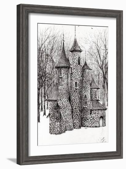 The Castle in the Forest of Findhorn, 2008-Vincent Alexander Booth-Framed Giclee Print