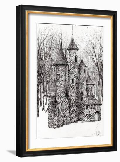 The Castle in the Forest of Findhorn, 2008-Vincent Alexander Booth-Framed Giclee Print
