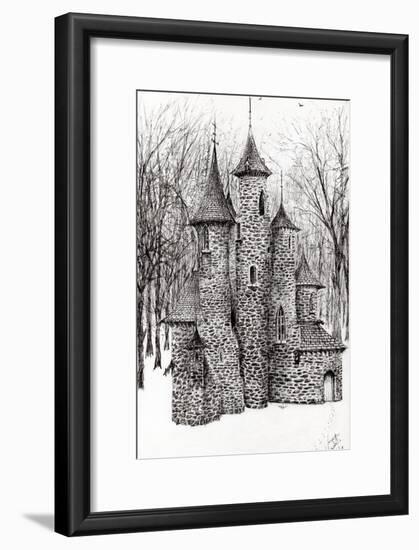 The Castle in the Forest of Findhorn, 2008-Vincent Alexander Booth-Framed Giclee Print