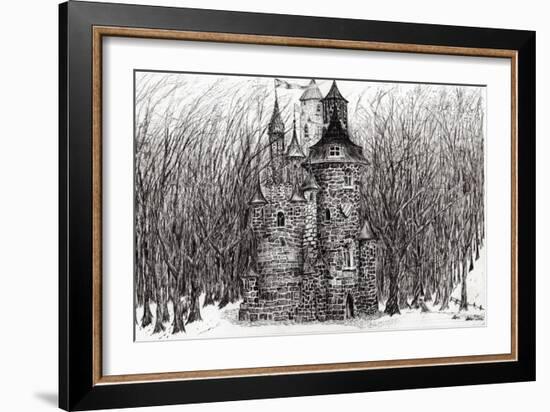 The Castle in the Forest of Findhorn, 2009-Vincent Alexander Booth-Framed Giclee Print