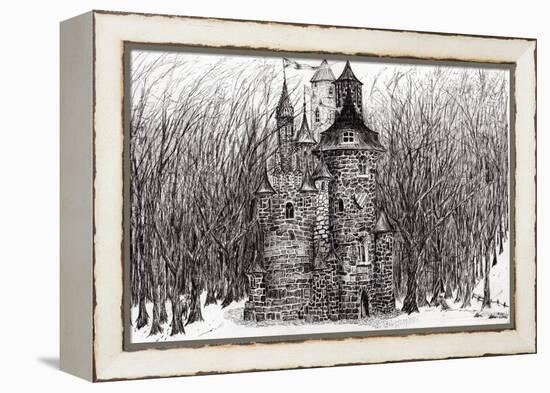 The Castle in the Forest of Findhorn, 2009-Vincent Alexander Booth-Framed Premier Image Canvas