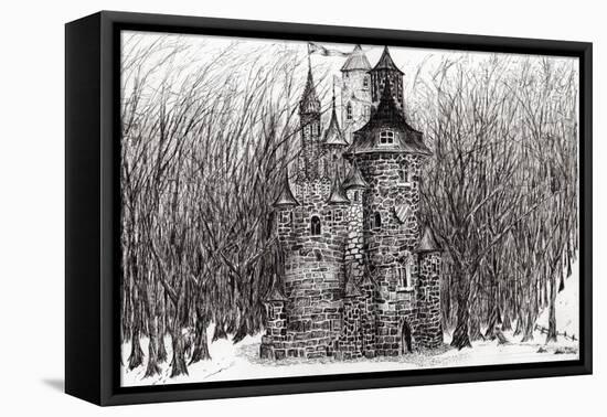 The Castle in the Forest of Findhorn, 2009-Vincent Alexander Booth-Framed Premier Image Canvas