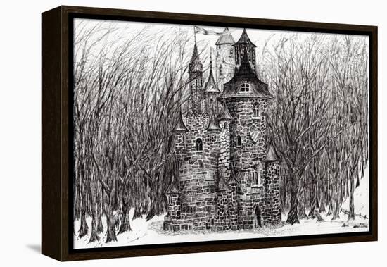 The Castle in the Forest of Findhorn, 2009-Vincent Alexander Booth-Framed Premier Image Canvas