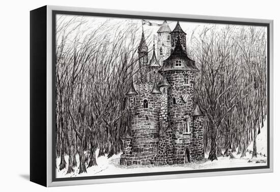 The Castle in the Forest of Findhorn, 2009-Vincent Alexander Booth-Framed Premier Image Canvas