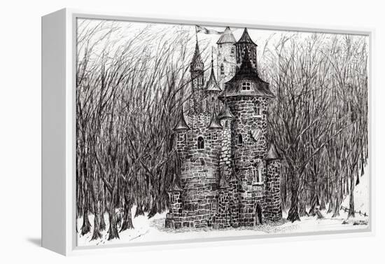 The Castle in the Forest of Findhorn, 2009-Vincent Alexander Booth-Framed Premier Image Canvas