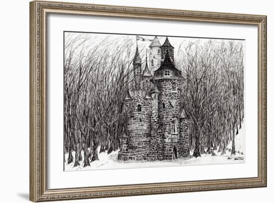 The Castle in the Forest of Findhorn, 2009-Vincent Alexander Booth-Framed Giclee Print