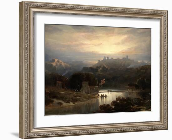 The Castle of Alcalá De Guadaíra, 1833-David Roberts-Framed Giclee Print