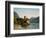 The Castle of Chillon, Evening, C.1872-Gustave Courbet-Framed Giclee Print