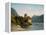 The Castle of Chillon, Evening, C.1872-Gustave Courbet-Framed Premier Image Canvas