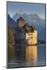 The Castle of Chillon, on Lake Geneva, Montreux, Canton Vaud, Switzerland, Europe-Angelo Cavalli-Mounted Photographic Print