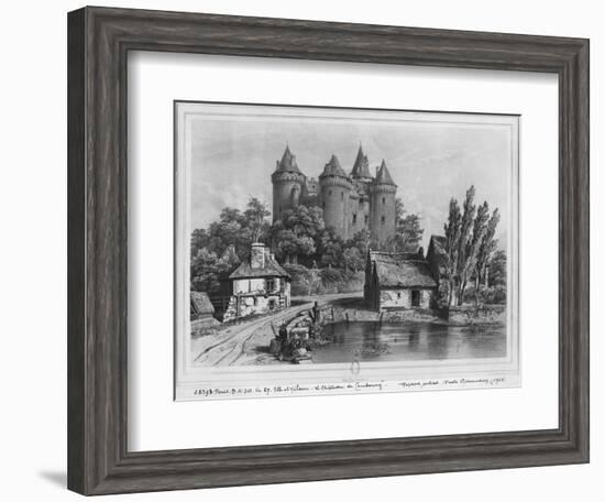 The Castle of Combourg-Felix Benoist-Framed Giclee Print