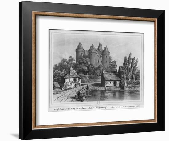 The Castle of Combourg-Felix Benoist-Framed Giclee Print