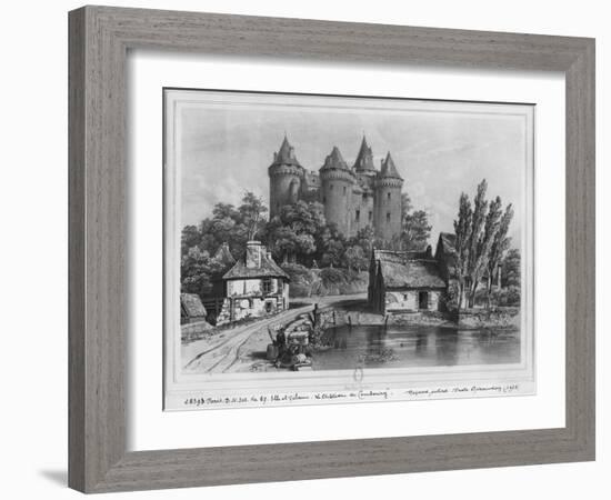 The Castle of Combourg-Felix Benoist-Framed Giclee Print