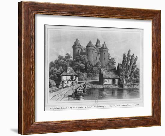 The Castle of Combourg-Felix Benoist-Framed Giclee Print