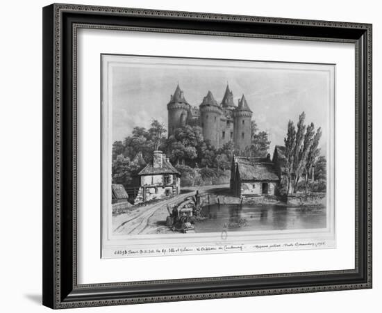 The Castle of Combourg-Felix Benoist-Framed Giclee Print