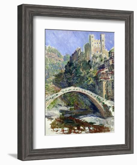 The Castle of Dolceacqua, 1884-Claude Monet-Framed Giclee Print