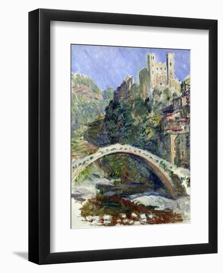 The Castle of Dolceacqua, 1884-Claude Monet-Framed Giclee Print