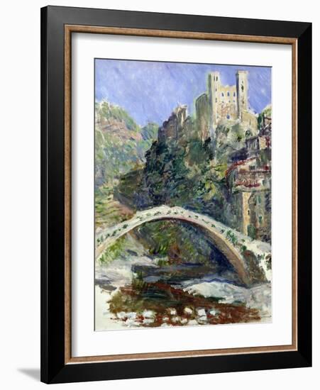 The Castle of Dolceacqua, 1884-Claude Monet-Framed Giclee Print