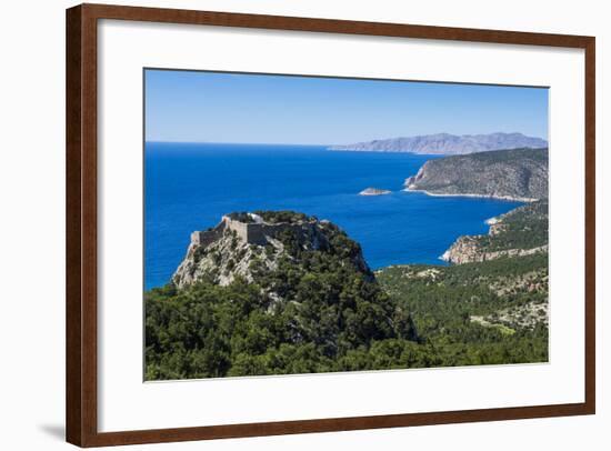 The Castle of Monolithos, Rhodes, Dodecanese Islands, Greek Islands, Greece-Michael Runkel-Framed Photographic Print