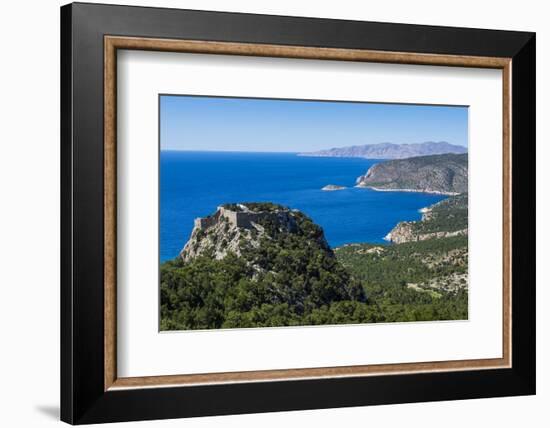 The Castle of Monolithos, Rhodes, Dodecanese Islands, Greek Islands, Greece-Michael Runkel-Framed Photographic Print