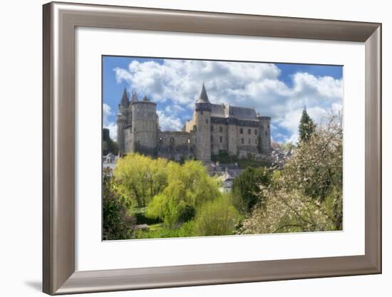 The Castle Of Vitre? In Spring-Cora Niele-Framed Photographic Print
