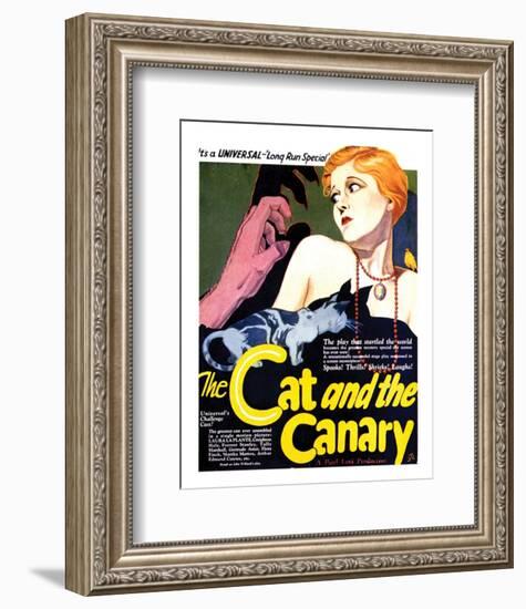 The Cat And The Canary - 1927 II-null-Framed Giclee Print