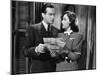 The Cat And The Canary, Bob Hope, Paulette Goddard, 1939-null-Mounted Photo