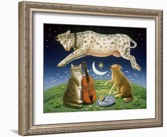 The Cat and the Fiddle, 2004-Frances Broomfield-Framed Giclee Print