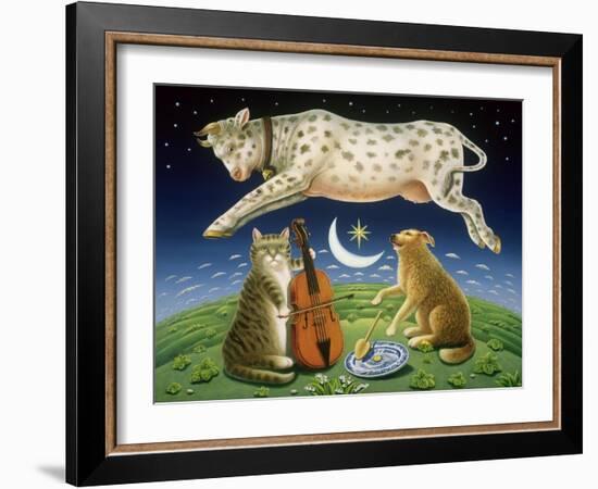 The Cat and the Fiddle, 2004-Frances Broomfield-Framed Giclee Print