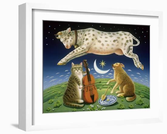 The Cat and the Fiddle, 2004-Frances Broomfield-Framed Giclee Print