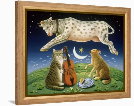 The Cat and the Fiddle, 2004-Frances Broomfield-Framed Premier Image Canvas