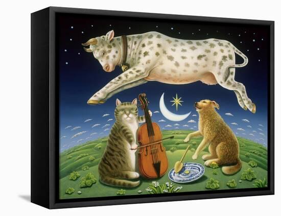 The Cat and the Fiddle, 2004-Frances Broomfield-Framed Premier Image Canvas