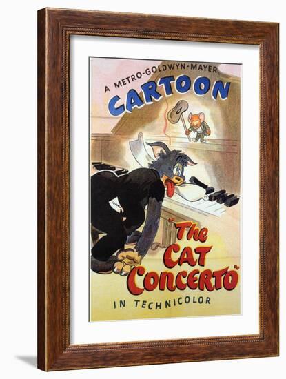 The Cat Concerto, 1947-null-Framed Art Print