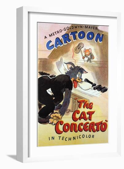 The Cat Concerto, 1947-null-Framed Premium Giclee Print